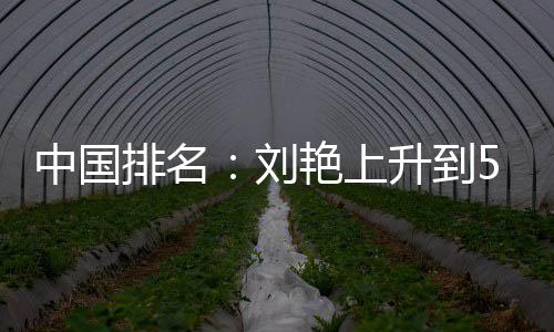 位 艳上一许赢也刘刘依中国排名攀升升到