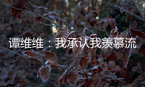 羡慕认我内容维我承维维完整谭维 谭流量歌手深夜发文